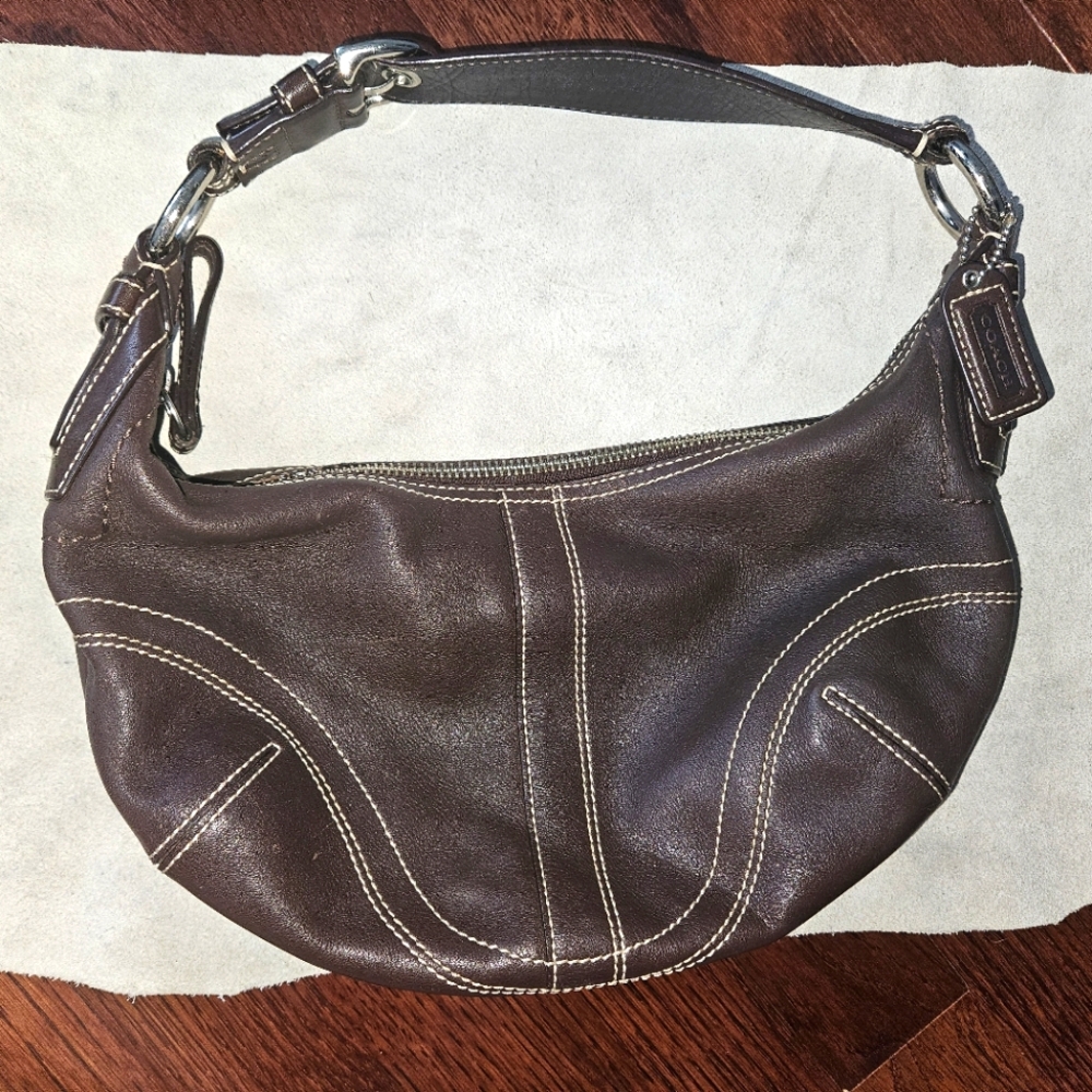 Vintage Coach Y2K Mini Soho Hobo Shoulder Bag